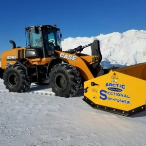 Arctic Sectional Sno-Pusher - Wheel Loader